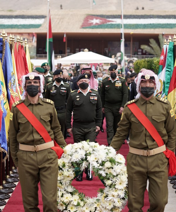 الملك يرعى احتفال القوات المسلحة بالذكرى