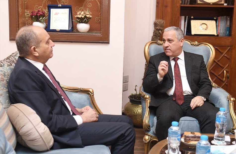 الشوربجي يبحث مع السفير الأردني التعاون