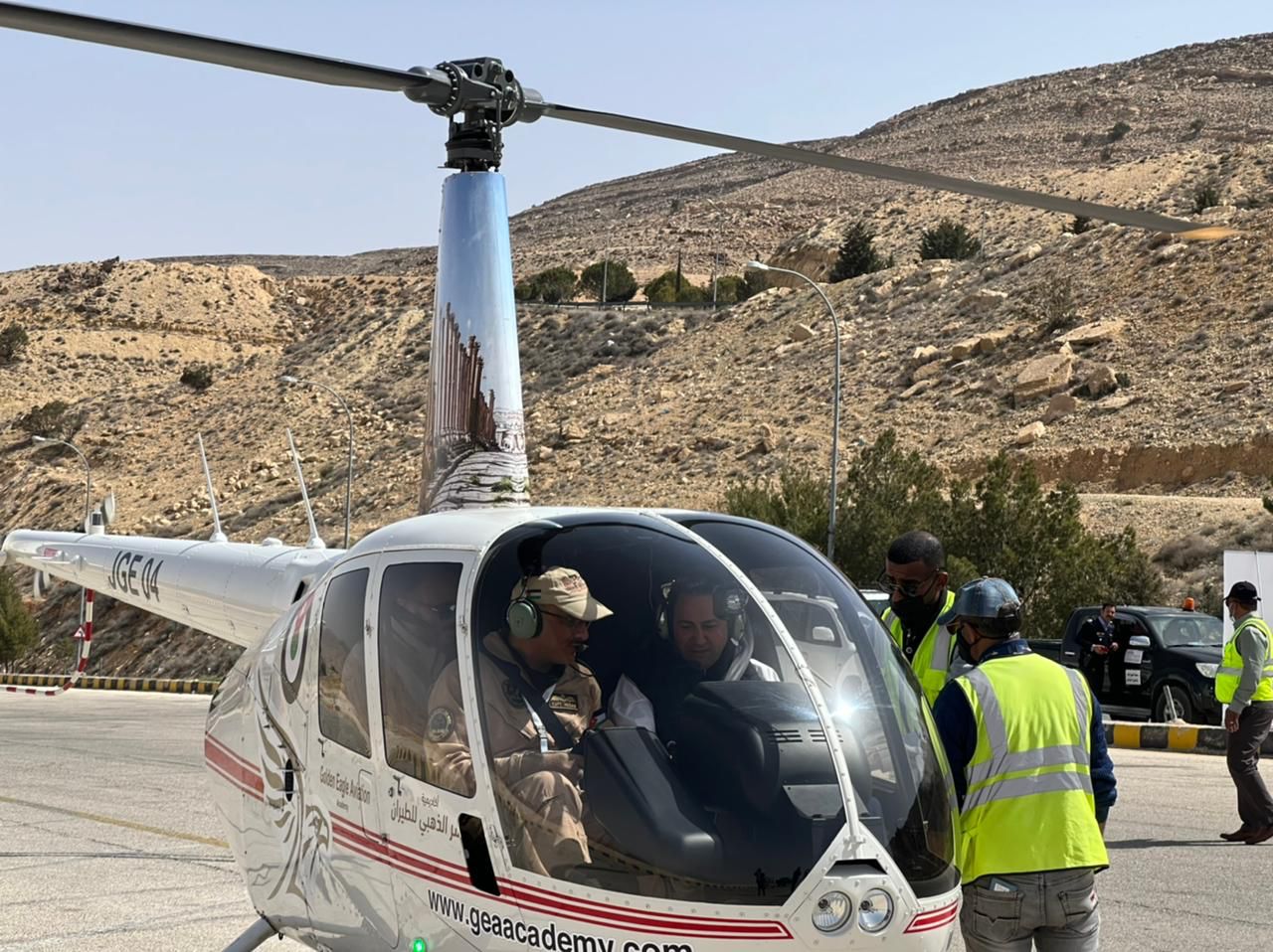 إطلاق خدمة التاكسي الطائر في البترا