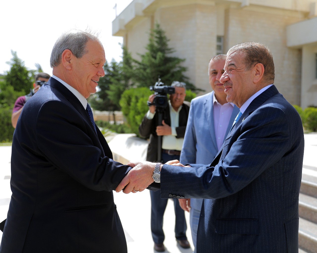 الدغمي يلتقي رئيس المجلس الوطني الفلسطيني