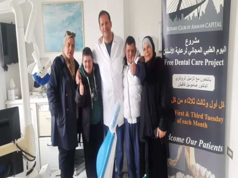 روتاري عمّان كابيتال ينفذ مشروع تطبيب