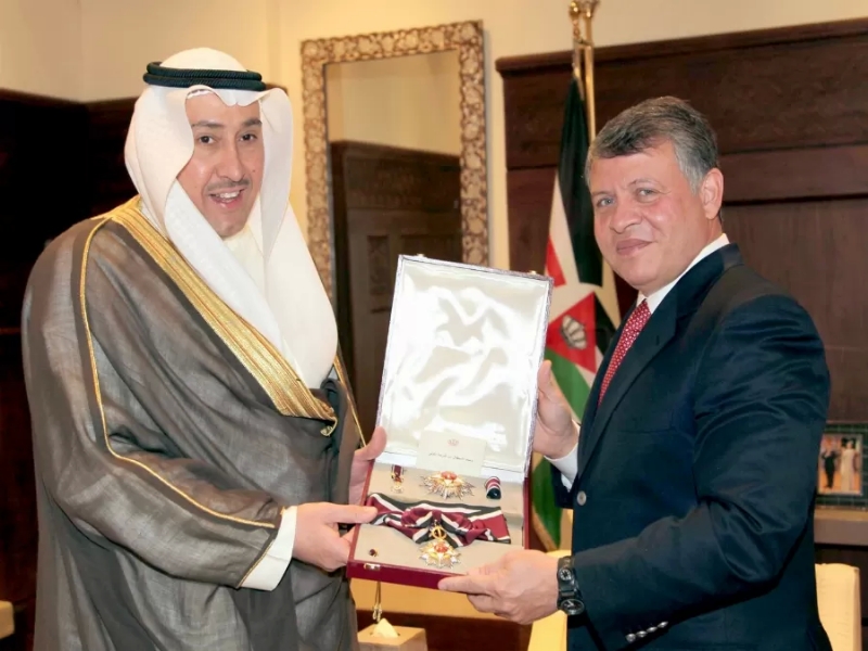 الشيخ فيصل الحمود يهنئ جلالة الملك