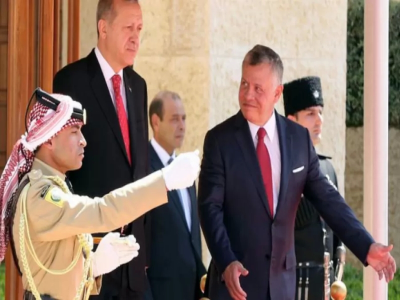 رجب طيب اردوغان في الأردن منتصف