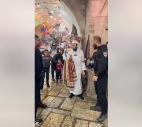 ضبط مستوطن حاول دخول الأقصى متنكرا