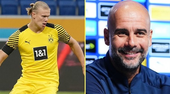 موقف غوارديولا من ضم هالاند