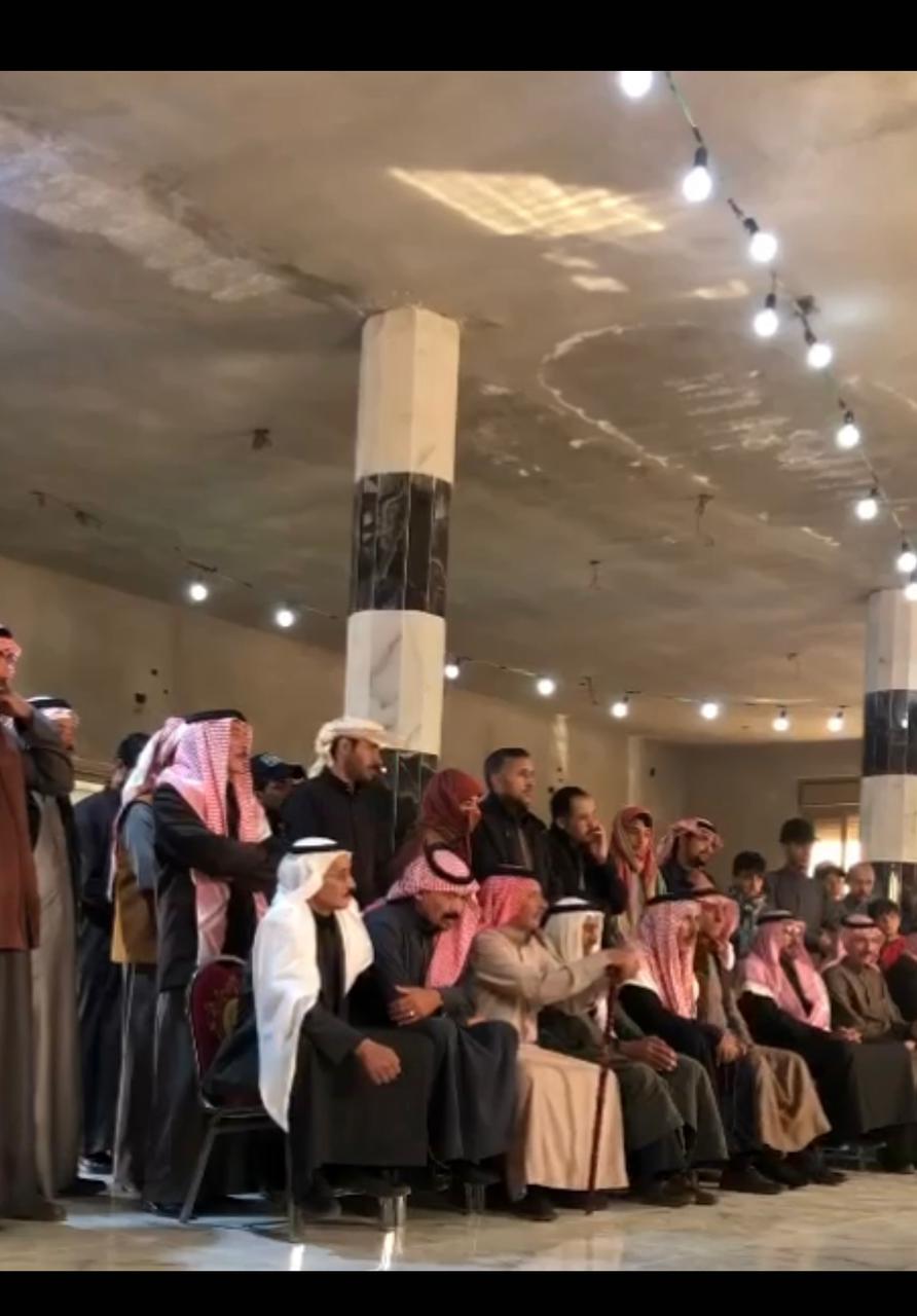 شكر من عشيرة الزعول الى الذيابات