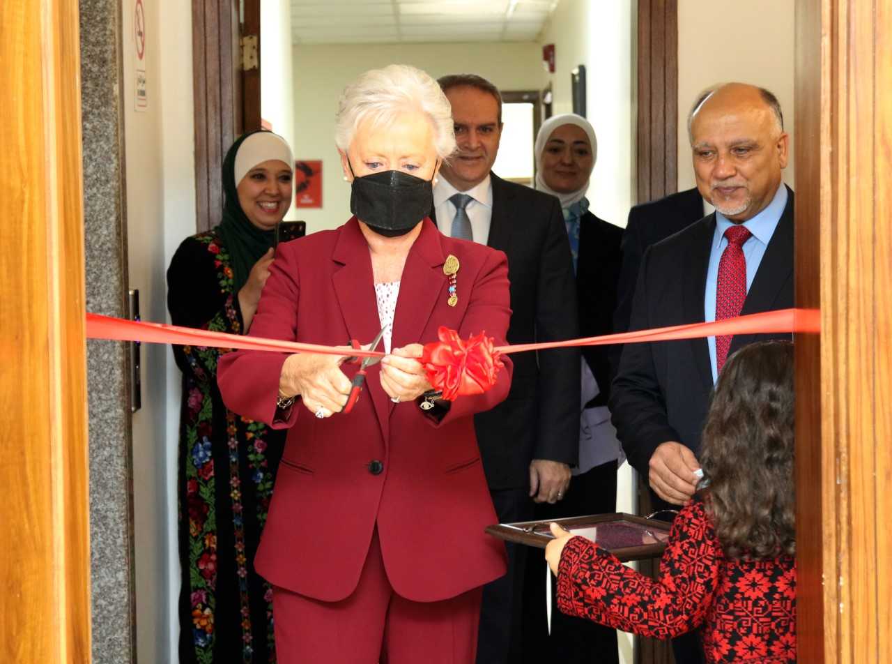 الأميرة منى الحسين تفتتح مركزي المحاكاة