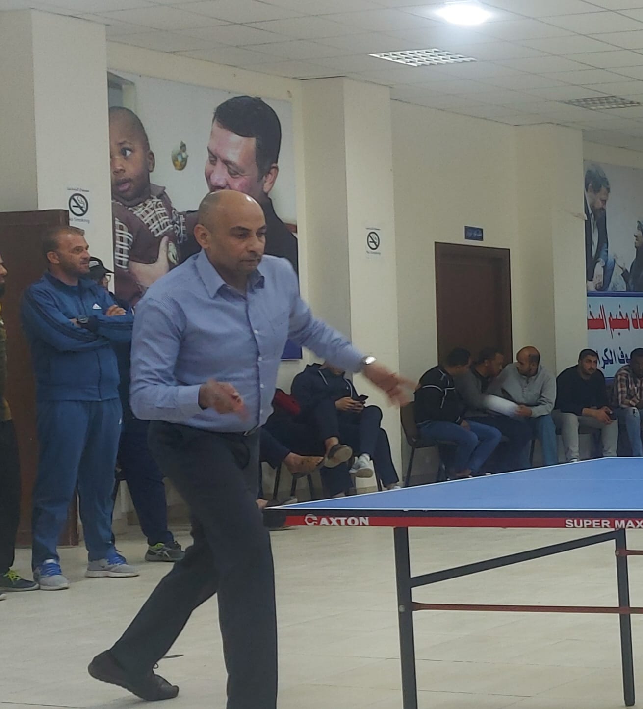 بطولة تنس طاولة في مخيم السخنة