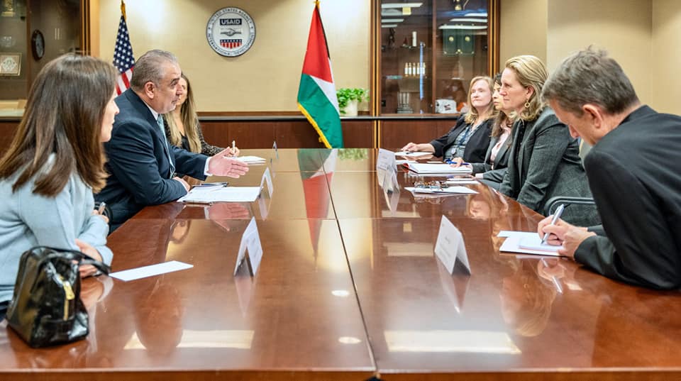 الشريدة يبحث مع كولمان دعم جهود