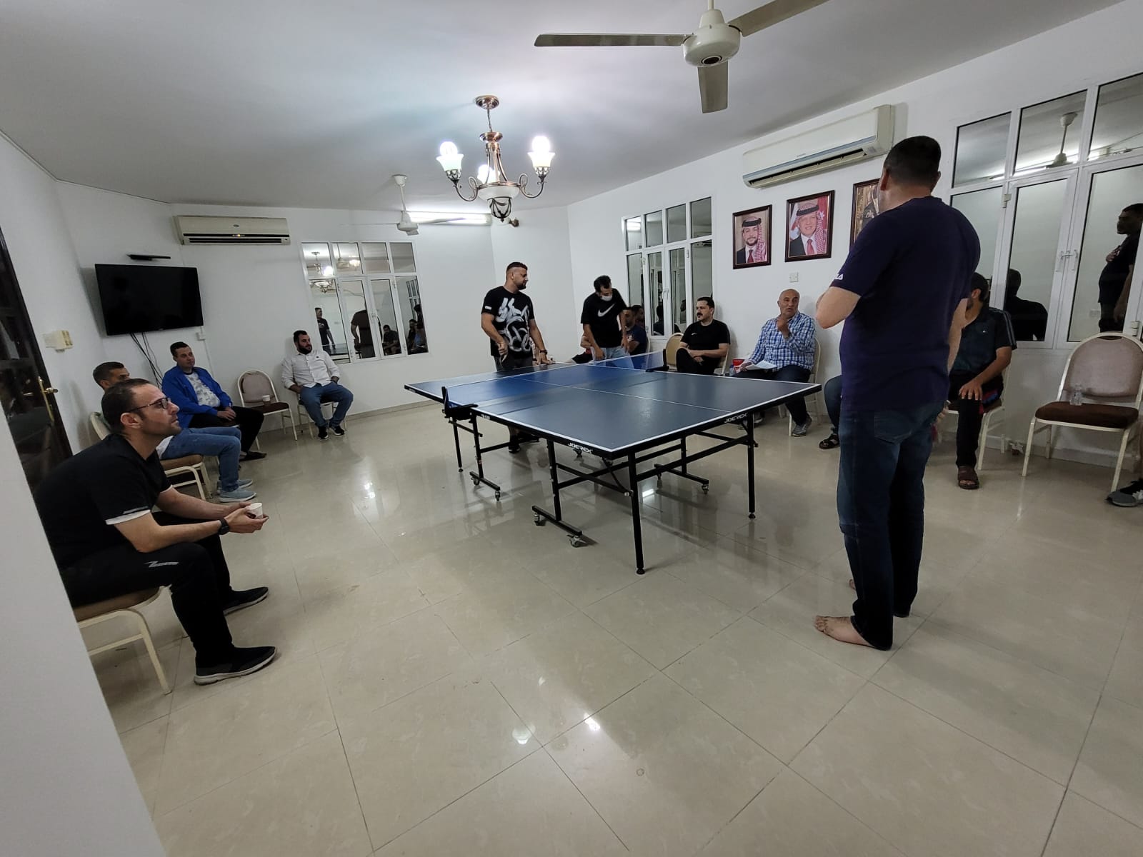 انتهاء الدور الأول لبطولة تنس الطاولة