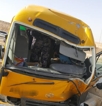 وفاة وإصابة (11) آخرين إثر حادث