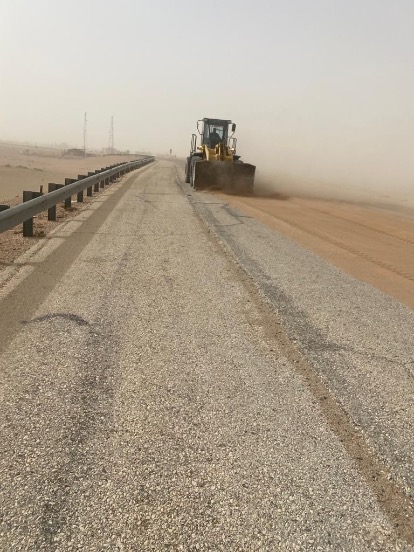 الأشغال” تعاملت مع 54 بلاغا خلال