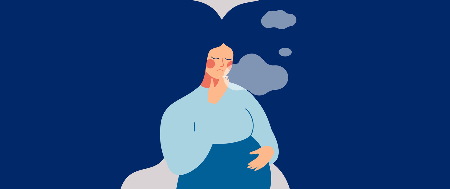 القلق والاكتئاب أثناء الحمل يؤثران على