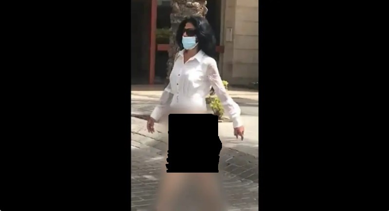 لماذا مشت نصف عارية بشوارع بيروت؟..