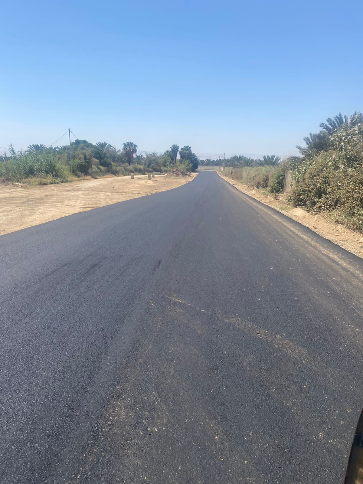 الاشغال: الانتهاء من أعمال طريق الروضة