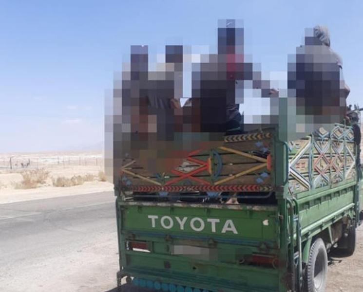 ديانا بحمولة 49 راكبا في الصندوق