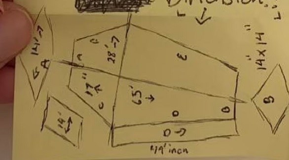تعثر بالصدفة على رسم لتابوت يبين