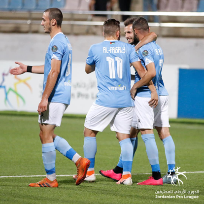 الفيصلي يفوز على الجزيرة بدوري المحترفين