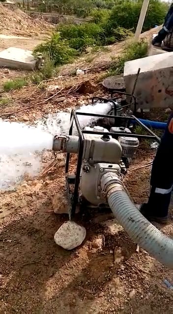 المياه: ضبط وازالة اعتداءات على خط