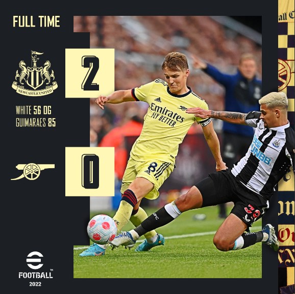 نيوكاسل يبعد أرسنال عن حلم الأبطال