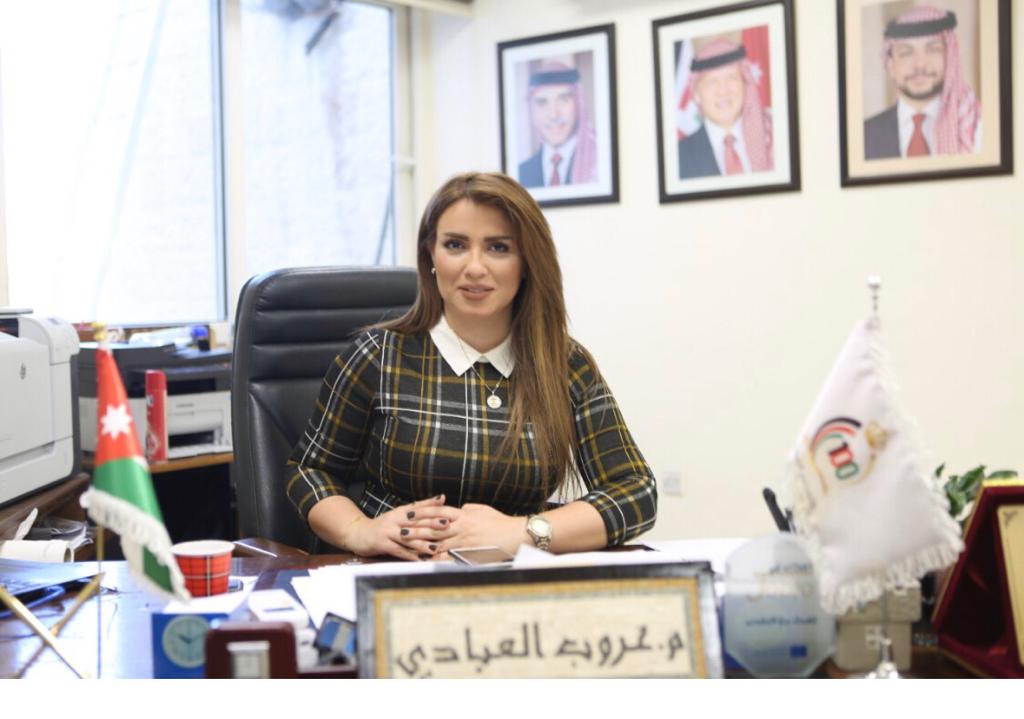 عروب العبادي تترشح لتمثيل الأندية النسوية