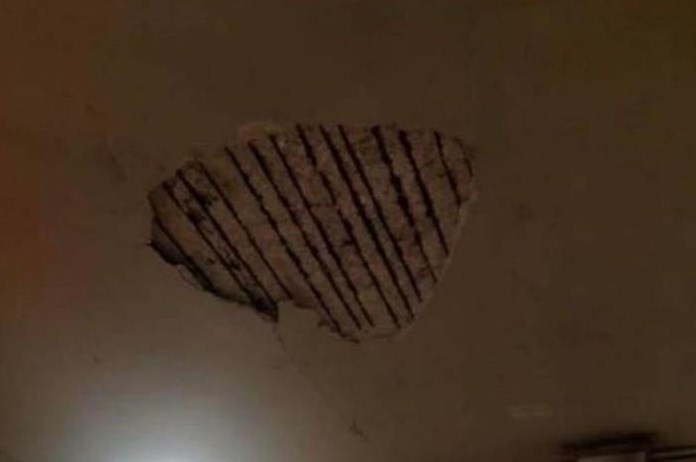 سقوط أجزاء من سقف نفق الصحافة