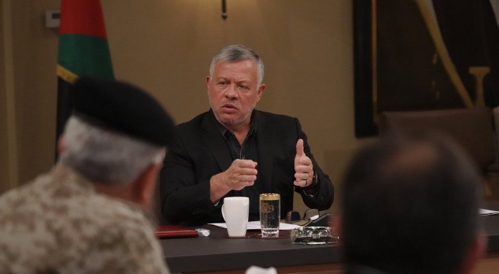 الشيخ محمد الغوافله يبرق الى الملك