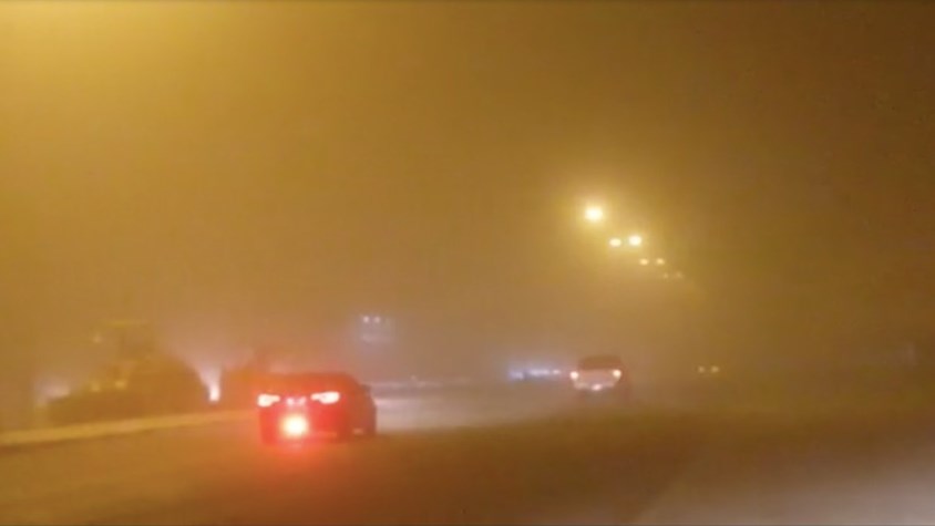 ارتفاع تركيز الغبار في مناطق عدة