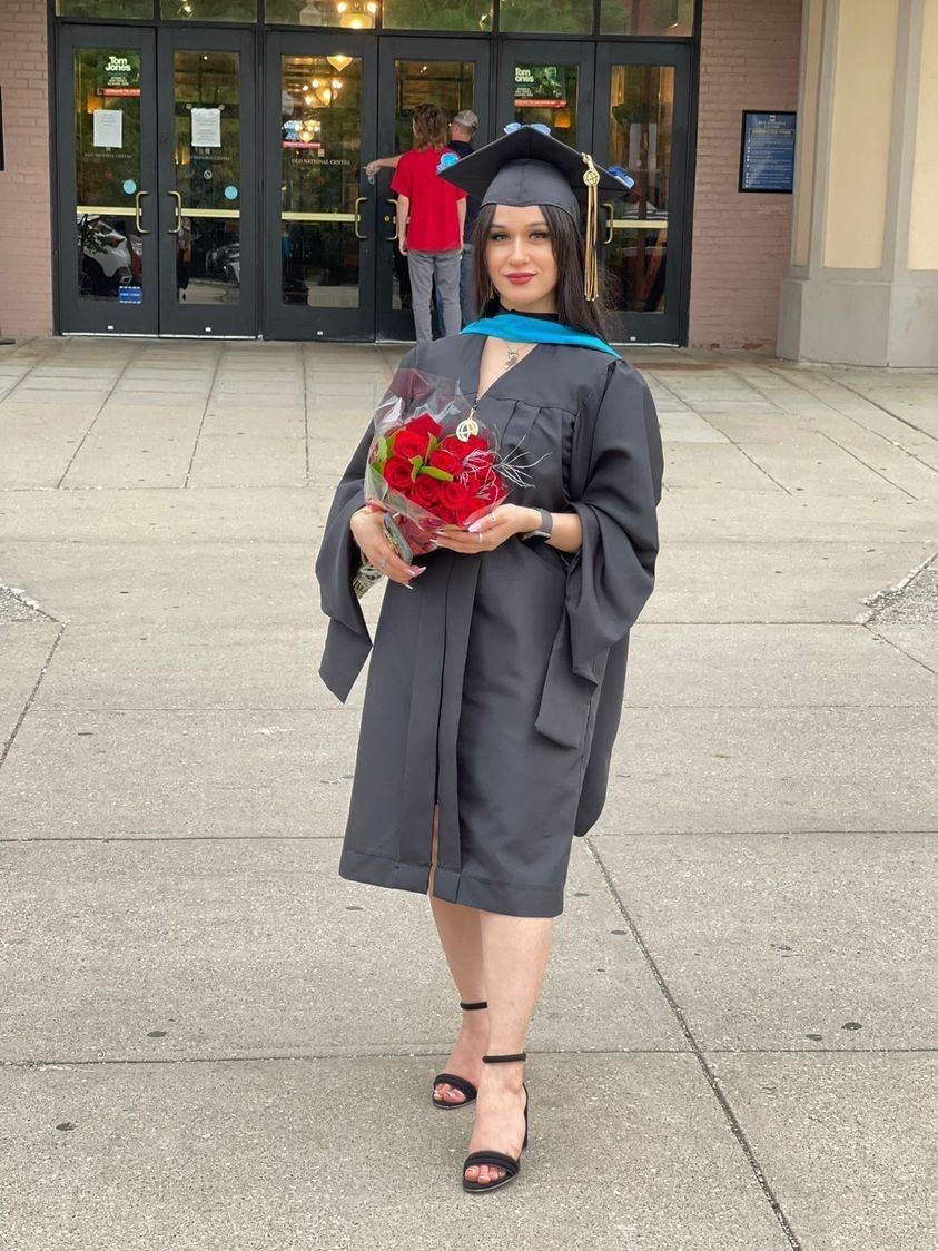 راما فواز العورتاني.. مبارك الماجستير