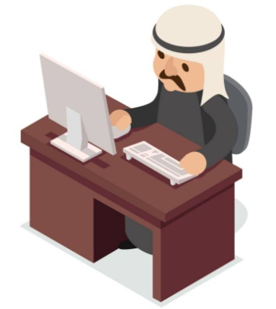 موظف يغادر عمله لعدم وجود ما