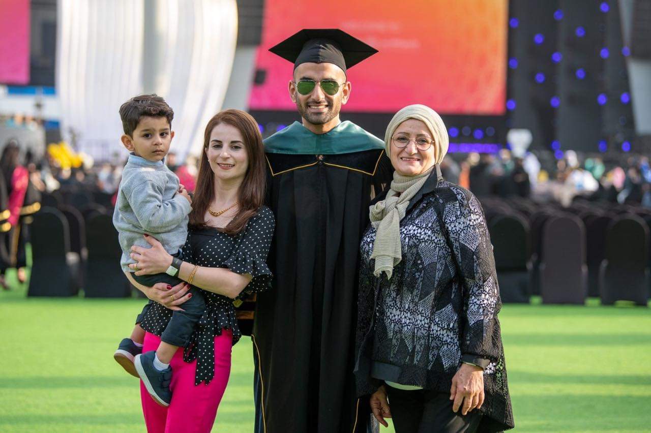 عزيز صبيح.. مبارك الماجستير