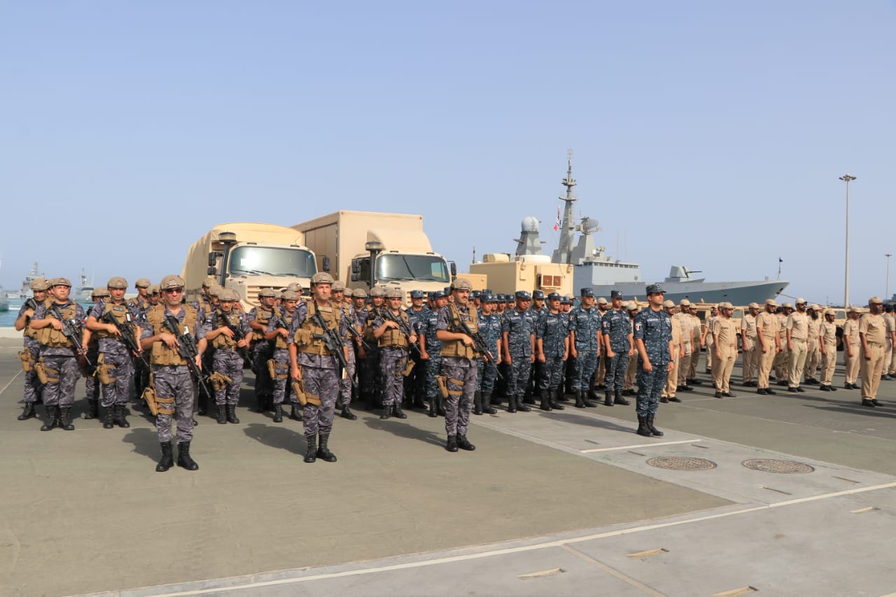 بدء فعاليات التمرين العسكري الموج الأحمر5