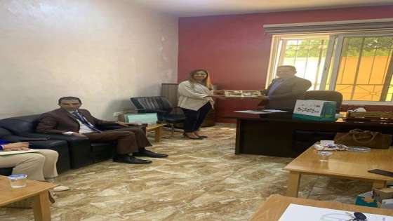 بحث التعاون ما بين مجلس محافظة