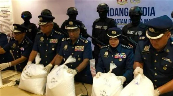 الشرطة الماليزية تصادر مخدرات بحوالي 6