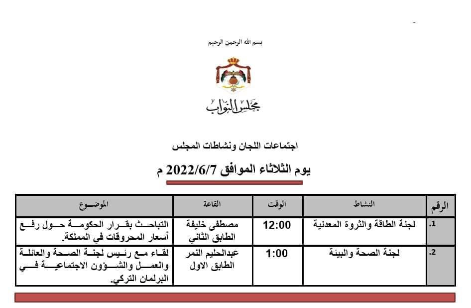 الطاقة النيابية تناقش الثلاثاء قرار الحكومة