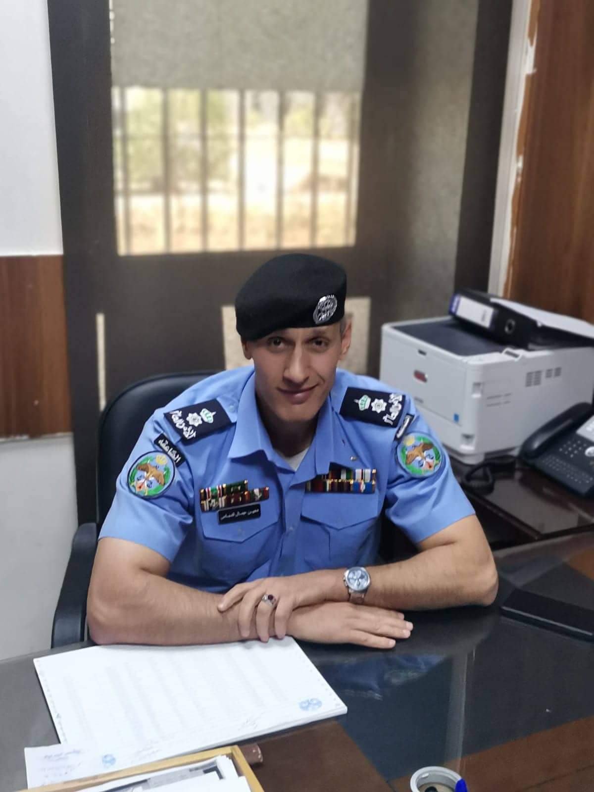 منجد جمال الدباس يبارك لأخيه معين