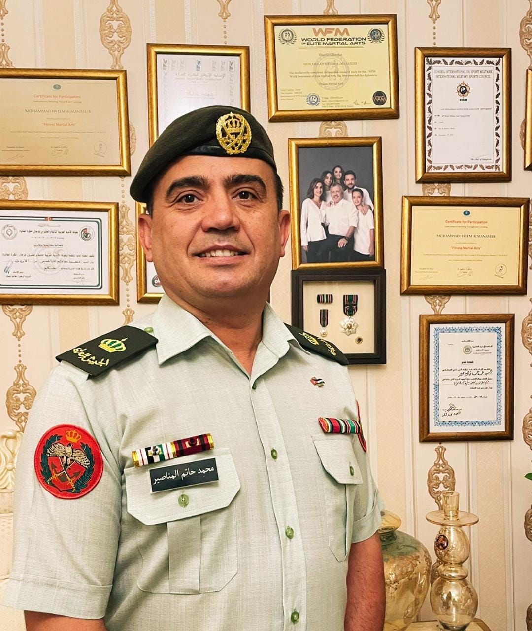 الرائد محمد المناصير.. مبارك الارادة الملكية