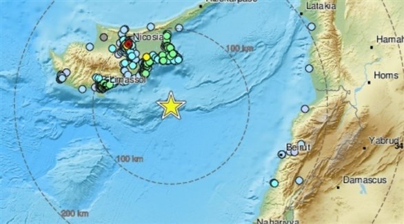 الارض تهتز تحت اقدام لبنان وقبرص
