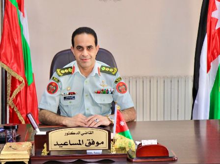 القاضي العسكري الدكتور موفق المساعيد.. مبارك