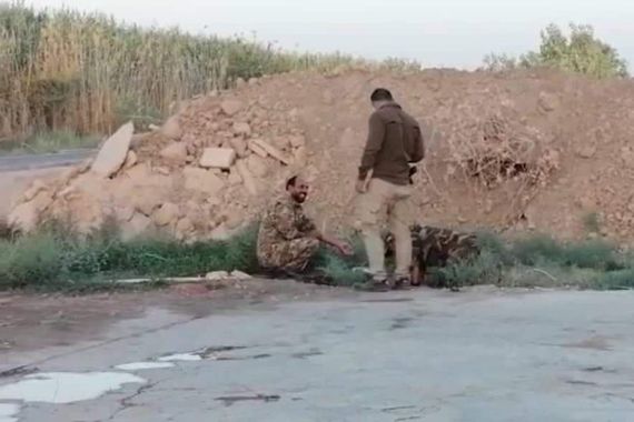 فلسطيني يلكم جنديا اعتدى على ارضه