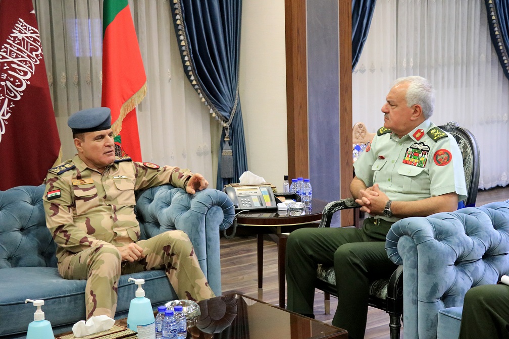 الحنيطي يستقبل قائد سلاح الجو العراقي