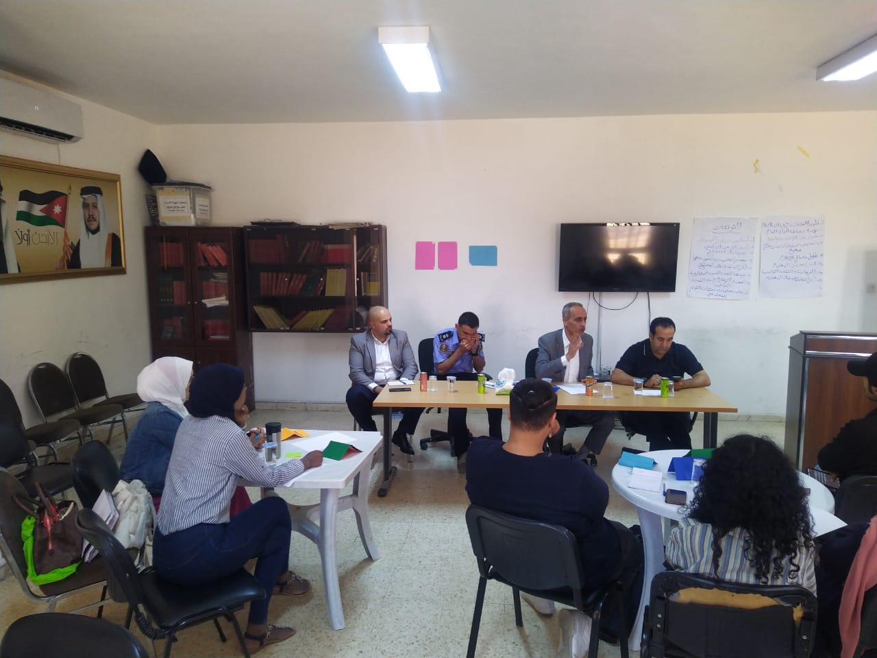 الجلوة العشائرية جلسة حوارية بالتعاون مع