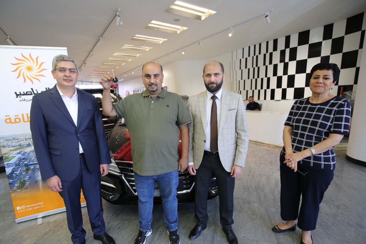 شاهر الجبور الرابح بـ ثالث سيارة