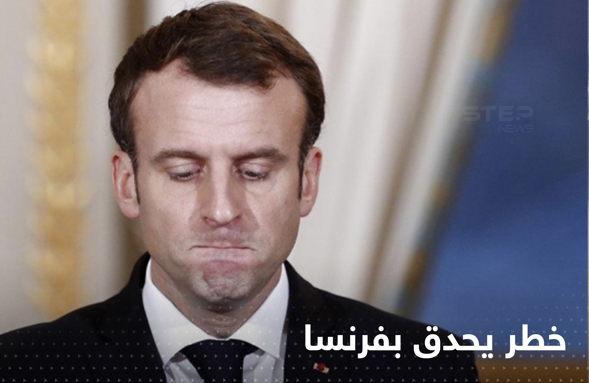 ماكرون يعاني من شلل رباعي