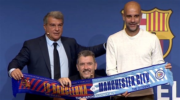 برشلونة ومانشستر سيتي يلتقيان