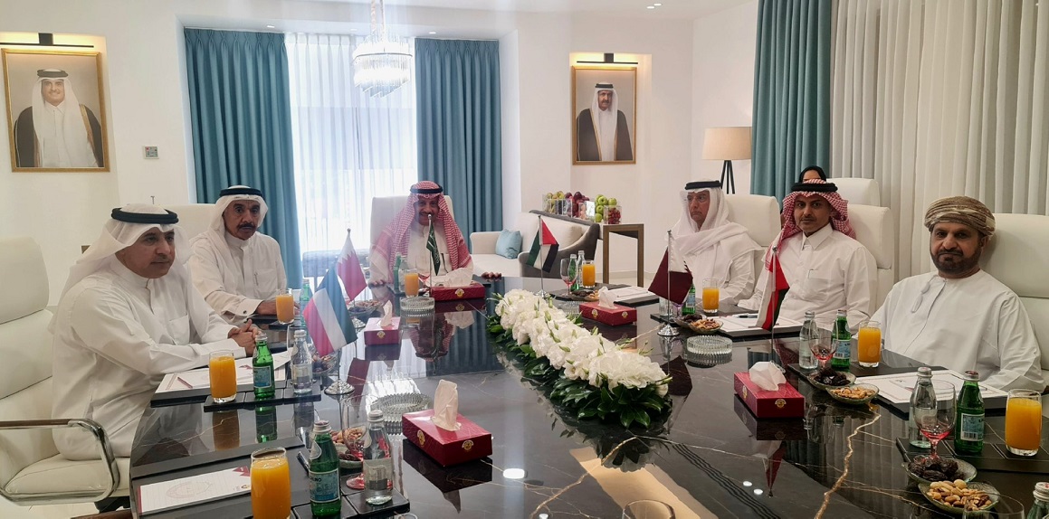 سفراء الخليج في ضيافة السفير القطري