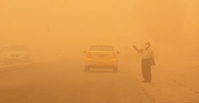 توقف حركة الملاحة في مطار بغداد