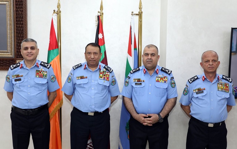 الحواتمة والألوية معتصم المجالي وبسام ابو