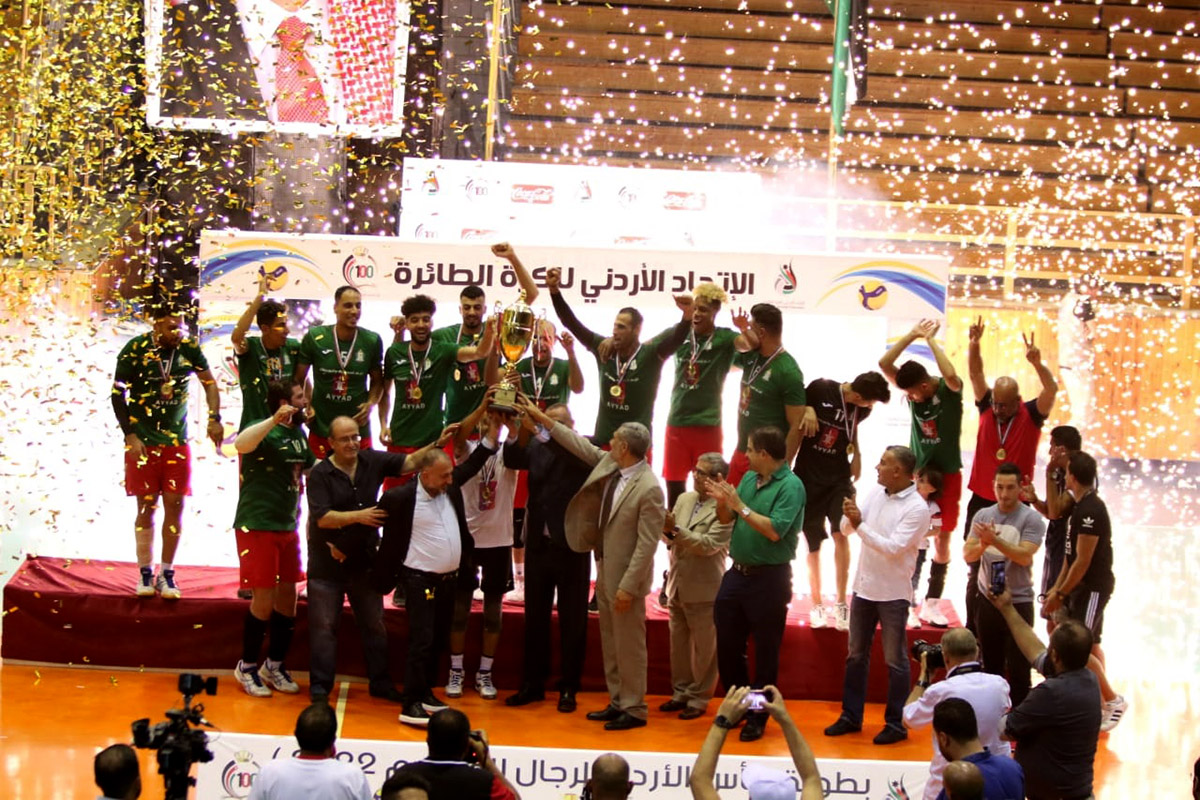 الوحدات بطلا لكأس الكرة الطائرة (فيديو)