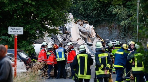 انفجار وانهيار مبنى في ألمانيا يخلف